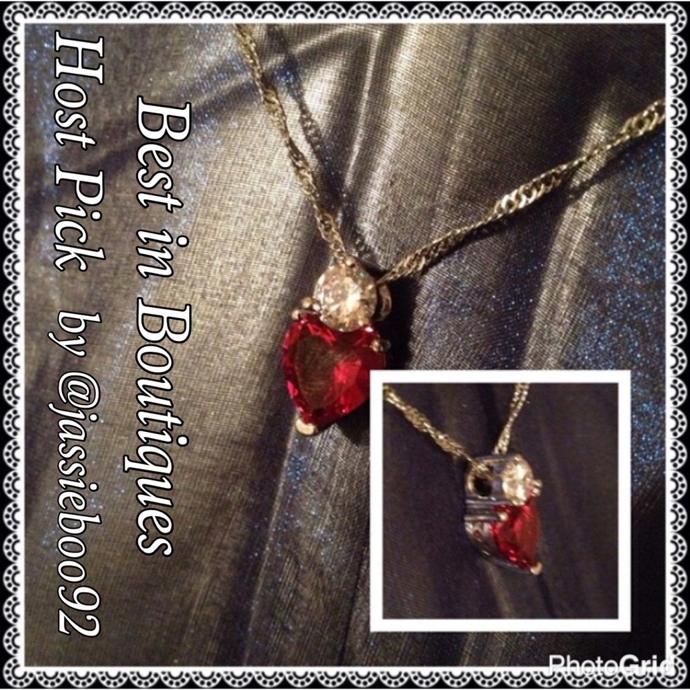 Special Ruby Heart Pendant